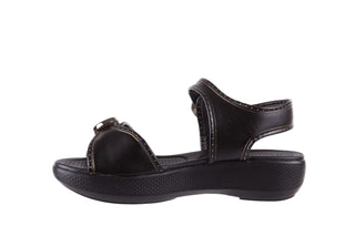 Sandały Azaleia 355 788 Napa Black, Czarny, Materiał
