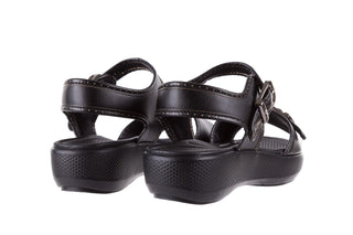 Sandały Azaleia 355 788 Napa Black, Czarny, Materiał