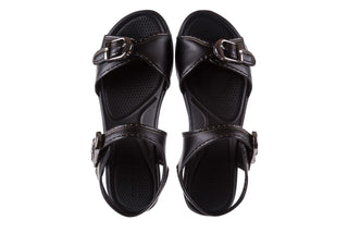 Sandały Azaleia 355 788 Napa Black, Czarny, Materiał