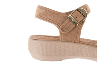 Sandały Azaleia 355 789 Point Beige, Beż, Materiał