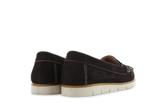 Mokasyny Bayla-112 058-519 15YY Byn Siyah Nubuck - Black, Czarny, Skóra naturalna