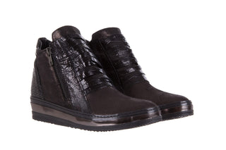 Sneakersy Bayla-131 4006 Black, Czarny, Skóra naturalna