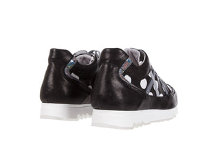 Sneakersy Bayla-131 8407 Nero, Czarny, Skóra naturalna