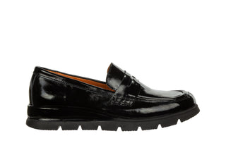 Mokasyny Bayla-161 158 25110 Black Patent 161747, Czarny, Skóra naturalna