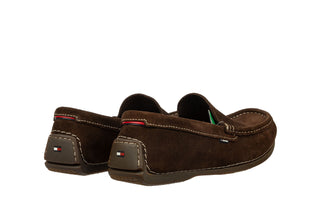 Półbuty Tommy Hilfiger ASTHON 1a Dk Brown, Brązowy, Skóra naturalna