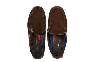 Półbuty Tommy Hilfiger ASTHON 1a Dk Brown, Brązowy, Skóra naturalna