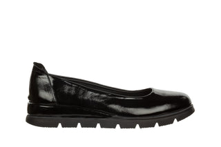 Bayla-161 158 25109 Black Patent 161745, Czarny, Skóra naturalna