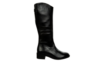 Kozaki Bayla-161 077 46514 Black 161737, Czarny, Skóra naturalna