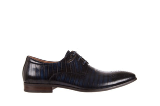 Półbuty Brooman 1356-35H593 Blue, Granat, Skóra naturalna