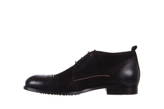 Trzewiki Brooman 7738B-702H642-R Black, Czarny, Skóra naturalna