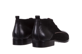 Trzewiki Brooman 7738B-702H642-R Black, Czarny, Skóra naturalna