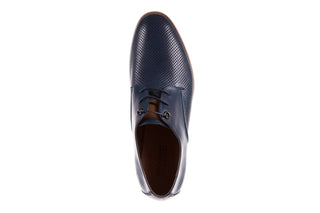 Półbuty Brooman D01-814-10 Blue, Granat, Skóra naturalna