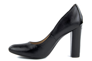 Czółenka Calvin Klein Prudence Black, Czarny, Skóra naturalna