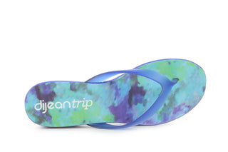 Klapki Dijean 260 982 Abstract Blue, Niebieski, Guma