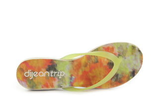 Klapki Dijean 260 982 Abstract Kiwi, Zielony, Guma