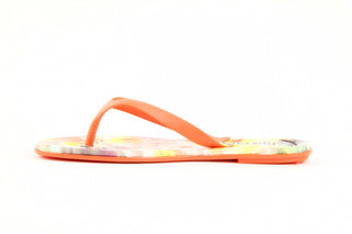 Klapki Dijean 261 662 Tangerine-Flowr, Pomarańczowy, Guma
