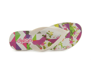 Klapki Dijean 278 995 White Multi, Biały, Guma