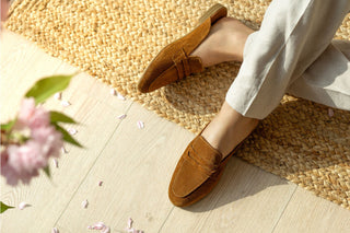 Klapki Bayla-161 022 3410 Coconut Suede 161682, Brązowy, Skóra naturalna