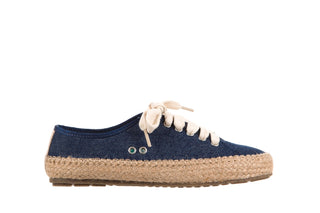 Trampki Emu Agonis Indigo Denim, Granat, Materiał