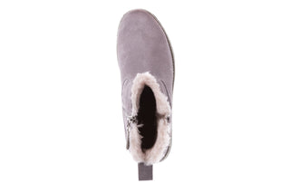 Śniegowce Emu Beach Mini Dove Grey 18, Szary , Skóra naturalna