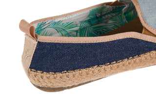 Espadryle Emu Gum Denim Mix, Granat, Materiał
