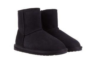 Śniegowce Emu Stinger Mini Black 18, Czarny, Skóra naturalna