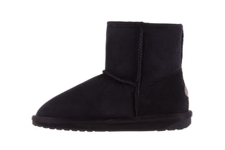 Śniegowce Emu Stinger Mini Black 18, Czarny, Skóra naturalna