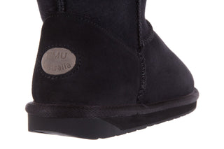 Śniegowce Emu Stinger Mini Black 18, Czarny, Skóra naturalna