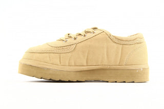 Półbuty Fancy Lace Beige, Beż, Materiał