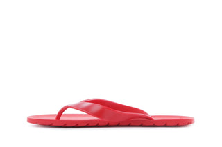 Klapki Henry&Henry Flipper Red, Czerwony, Guma
