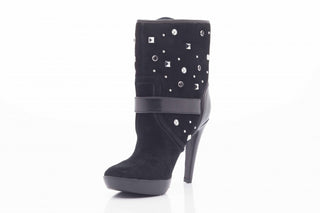 Botki Guess FL4ARILEA12 Black, Czarny, Skóra naturalna