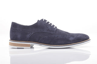 Półbuty Tresor 3763 Navy, Granat, Skóra naturalna