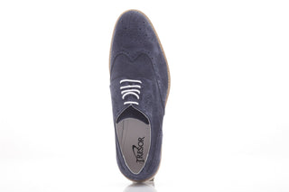 Półbuty Tresor 3763 Navy, Granat, Skóra naturalna