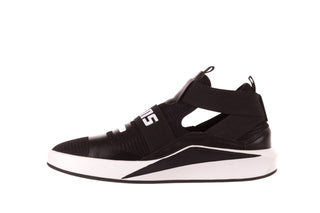 Półbuty John Doubare C11026-1 Black, Czarny, Materiał