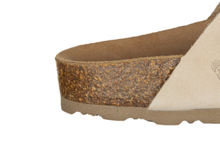 Klapki Yokono Granada-700 Nobuck Sand, Beżowy, Skóra naturalna