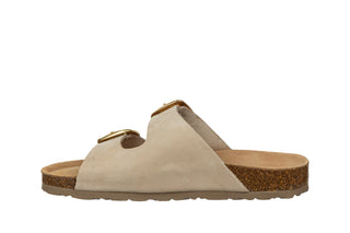 Klapki Yokono Granada-700 Nobuck Sand, Beżowy, Skóra naturalna
