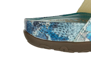Klapki Laura Vita Liloo 5025 Turquoise 202066, Niebieski, Skóra naturalna