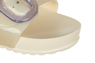 Klapki Melissa Cozy Slide Ad Beige Pink 010483, Beżowy, Tworzywo sztuczne