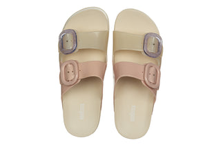 Klapki Melissa Cozy Slide Ad Beige Pink 010483, Beżowy, Tworzywo sztuczne