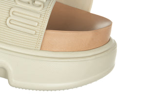 Klapki Melissa Cross M Lover Platform Ad Beige Brown 010486, Beżowy, Tworzywo sztuczne