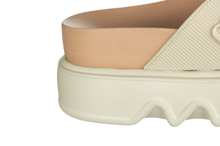 Klapki Melissa Cross M Lover Platform Ad Beige Brown 010486, Beżowy, Tworzywo sztuczne