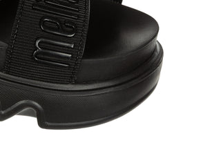 Klapki Melissa Cross M Lover Platform Ad Black 010487, Czarny, Tworzywo sztuczne