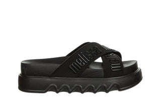 Klapki Melissa Cross M Lover Platform Ad Black 010487, Czarny, Tworzywo sztuczne