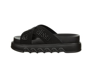 Klapki Melissa Cross M Lover Platform Ad Black 010487, Czarny, Tworzywo sztuczne