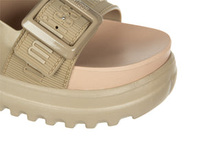 Klapki Melissa Cozy M Lover Platform Ad Beige 010479, Beżowy, Tworzywo sztuczne