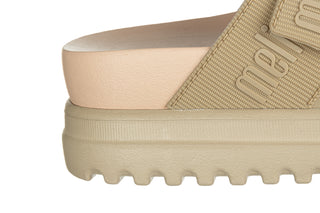 Klapki Melissa Cozy M Lover Platform Ad Beige 010479, Beżowy, Tworzywo sztuczne