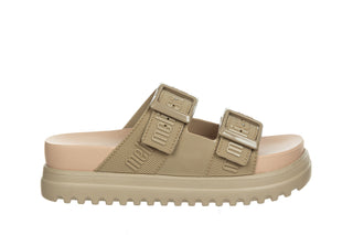 Klapki Melissa Cozy M Lover Platform Ad Beige 010479, Beżowy, Tworzywo sztuczne