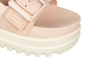 Klapki Melissa Cozy M Lover Platform Ad Pink Beige 010480, Różowy, Tworzywo sztuczne