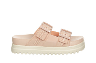 Klapki Melissa Cozy M Lover Platform Ad Pink Beige 010480, Różowy, Tworzywo sztuczne