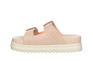 Klapki Melissa Cozy M Lover Platform Ad Pink Beige 010480, Różowy, Tworzywo sztuczne